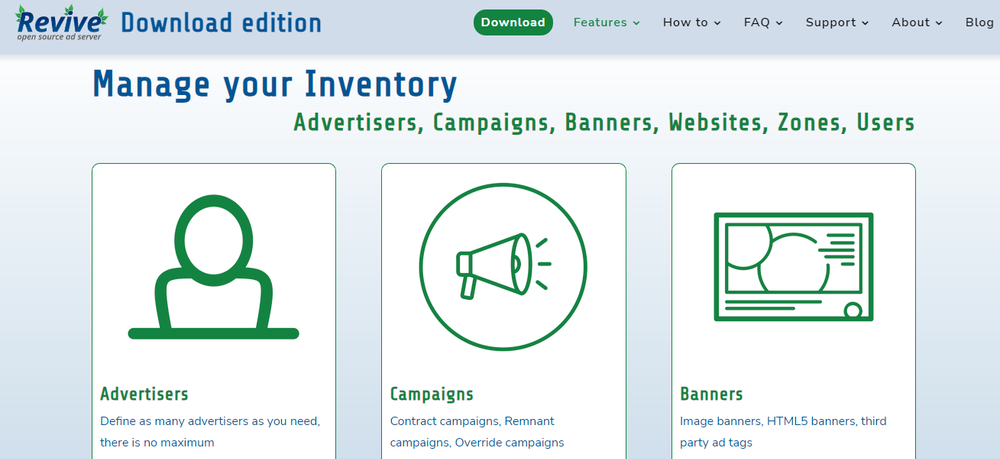 Revive Adserver Screenshot 1
