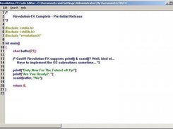 Revolution-FX Code Editor