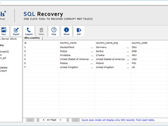 Revove SQL Database Recovery Tool Screenshot 1