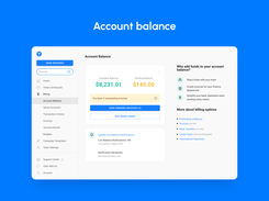 Manage your balance in one account. Share it across your team.