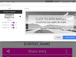 Carousel image editor