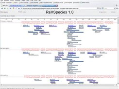 An alignment annotated with predictions