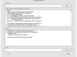 Rexx Runner with Regina on MacOS X