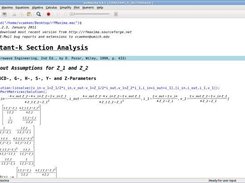 Constant-k section analysis