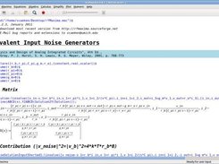 Equivalent input noise generators