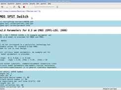 RF CMOS SPST switch notebook