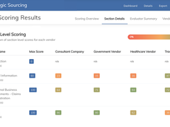 RFP scoring in RFP360