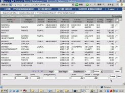 Export Job Main View