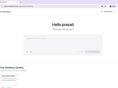 RhinoAgents User Dashboard