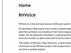 RHVoice Screenshot 1