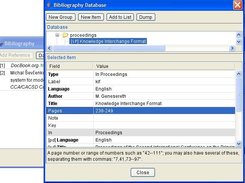 Bibliography Editor