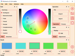 Create a set of colors from the color wheel.