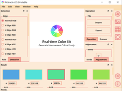 Pick-up a set of colors from an image.