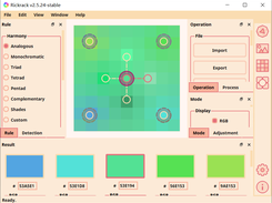 Generate a color board from the color set.