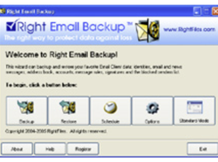 Right Email Backup Screenshot 1