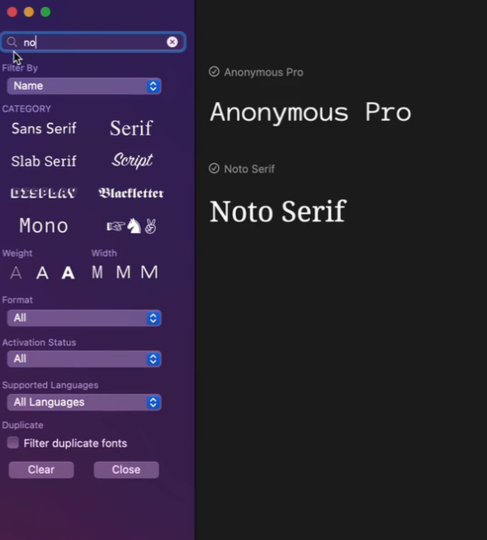 RightFont Screenshot 1