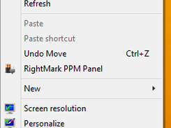 Context menu