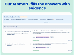 Auto-fill answers (with proofs) to RFIs and questionnaires from auditors, customers and other stakeholders with confidence. 