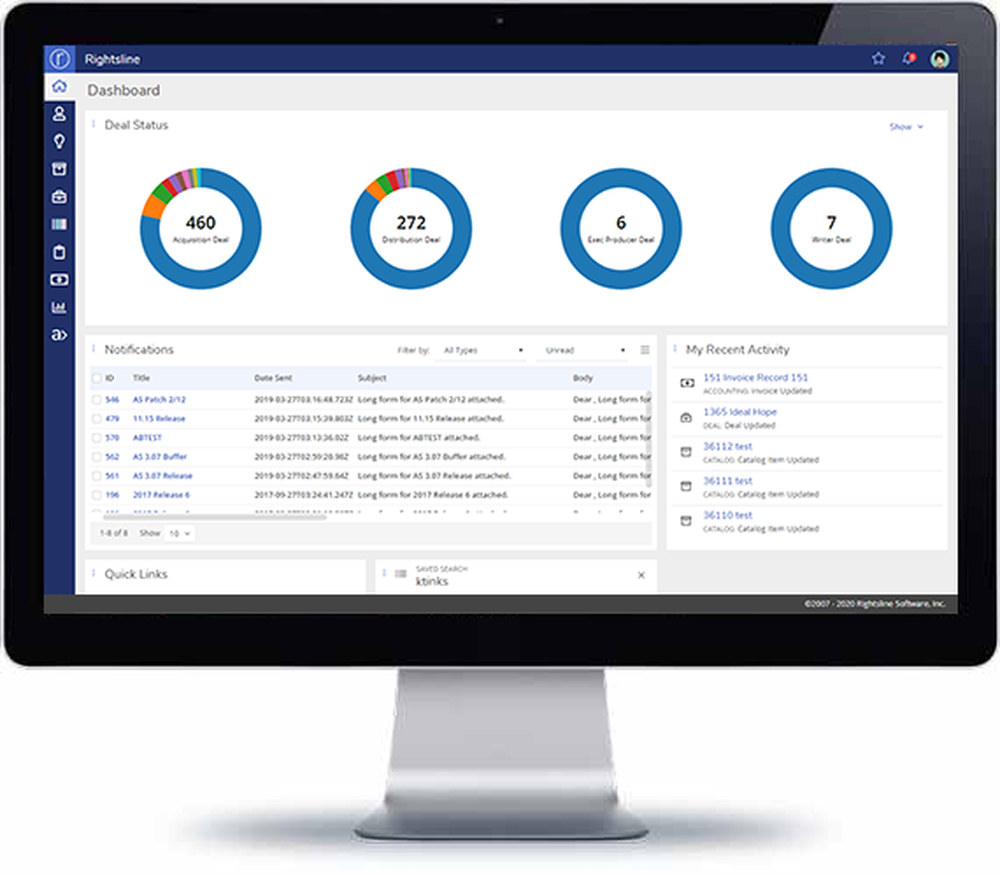 Rightsline Screenshot 1
