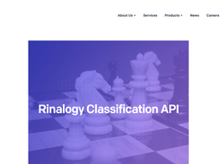 Rinalogy Classification API Screenshot 1