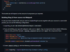 Ring UI Screenshot 1