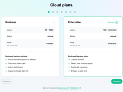 Element cloud pricing plans