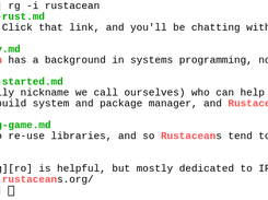 ripgrep Screenshot 1