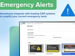 Seamlessly integrate with leading CAP systems to amplify your current emergency tools.