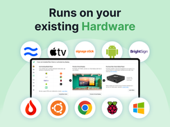 Save money and work with the hardware you already own, including Amazon Signage Sticks, Raspberry Pi, and Apple TV. Our flexible, hardware-agnostic platform ensures reliable performance across Android, Windows, Chrome OS, and Linux, allowing you to scale without vendor lock-in.