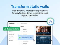 Transform static walls into dynamic, interactive experiences for wayfinding, donor recognition, and digital directories using ready-to-use templates. Empower anyone in your organization to manage hall of fame boards and searchable directories from one centralized platform.