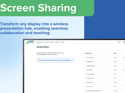 Transform any display into a wireless presentation hub, enabling seamless collaboration and teaching.