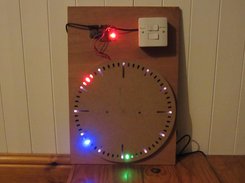 Inward face LED Clock Prototype