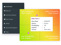 Risk Register+ Screenshot 1