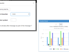 Training custom classifiers and cross validation of classifiers