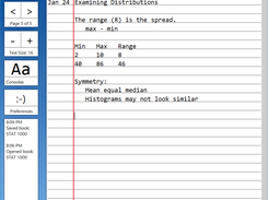 Example of RiteNote in use