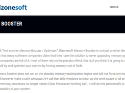 Rizonesoft Memory Booster Screenshot 1