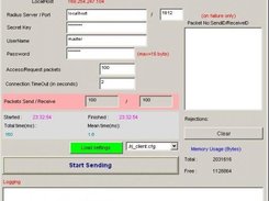 rj_client : a radius client Screenshot 1
