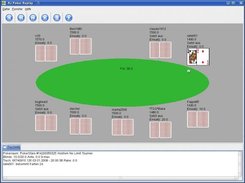 Shows hand after dealing packetcards