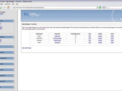 A screenshot of the Page Manager.