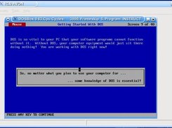 A DOS-based lesson from ILS NOVA (using DOSBox emulator)