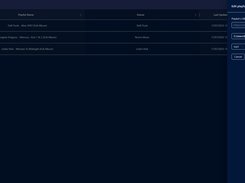 Main screen with edit form