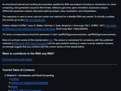 RNAseq Tutorial Screenshot 1