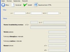 Ro3n 4.1 - A quadratic equation (WinXP, Slovak)