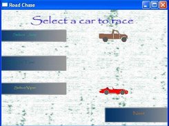 Screen to select car to race with