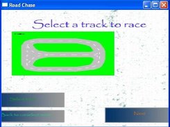 Screen to select track