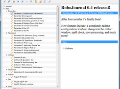 RoboJournal 0.4 running on Windows 7