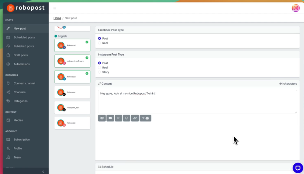 Robopost Screenshot 1