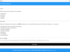 Robot Financial Advisor Screenshot 1