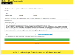 Robot Journalist Screenshot 1