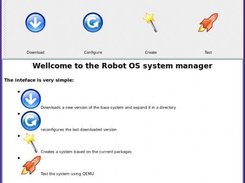 The Robot OS GUI main window